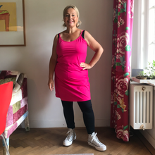 Afbeelding in Gallery-weergave laden, Jurk Sporty Spaghetti Pink